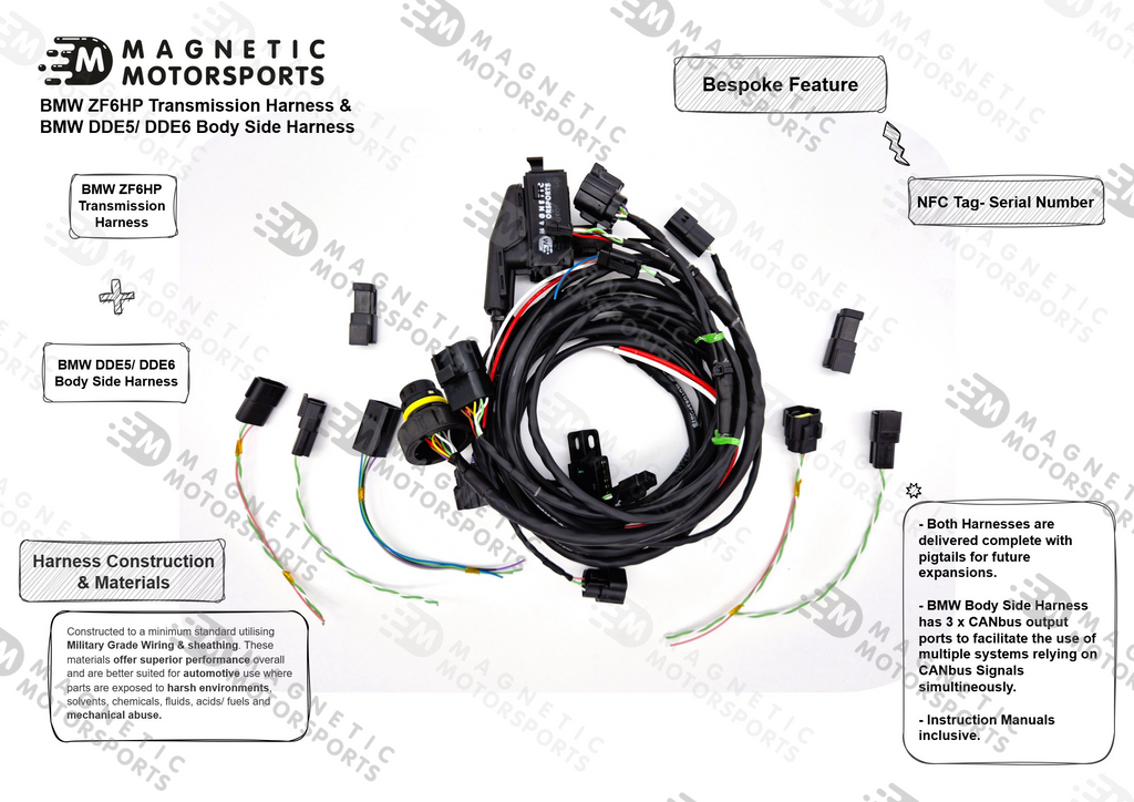BMW ZF6HP Transmission Harness